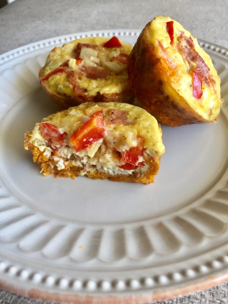 Sweet Potato Hash Egg Muffin - Healthy Steps Nutrition