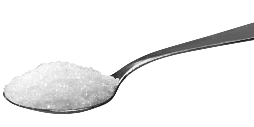 a teaspoon full of sugar