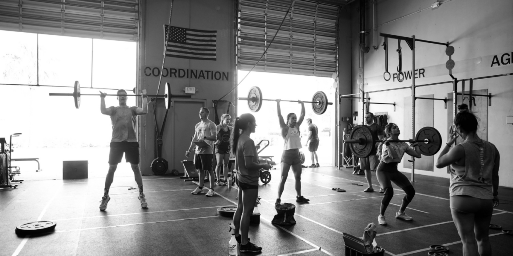 people working out to increase bone health